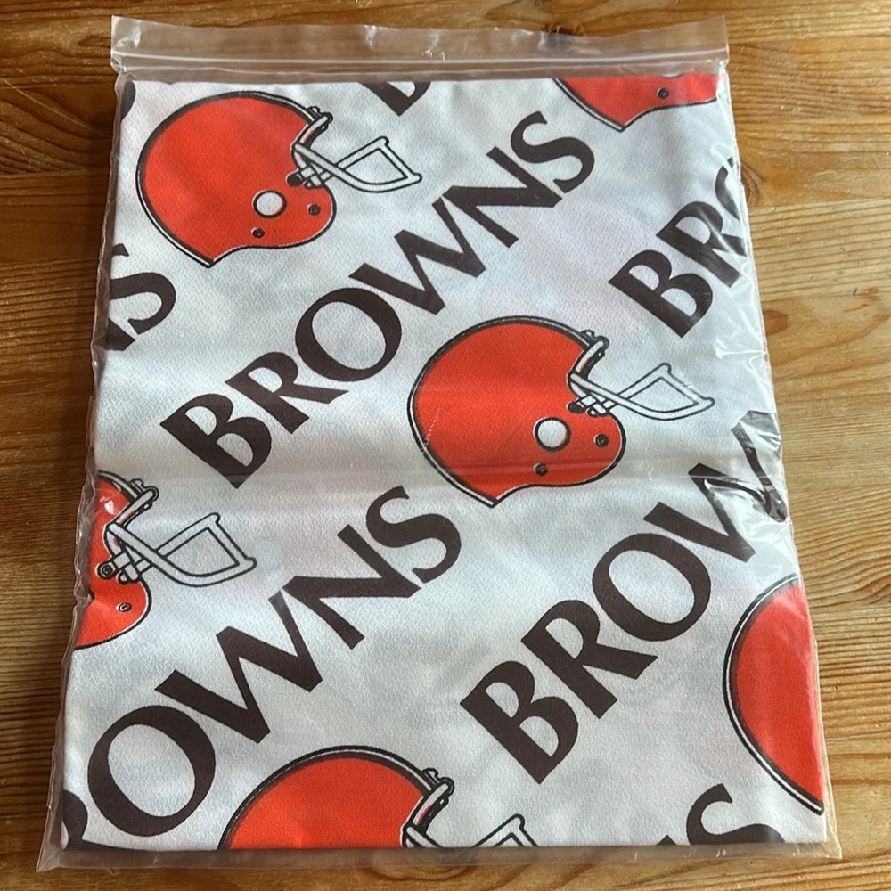 Vintage Cleveland Browns Tablecloth or Wallhanging